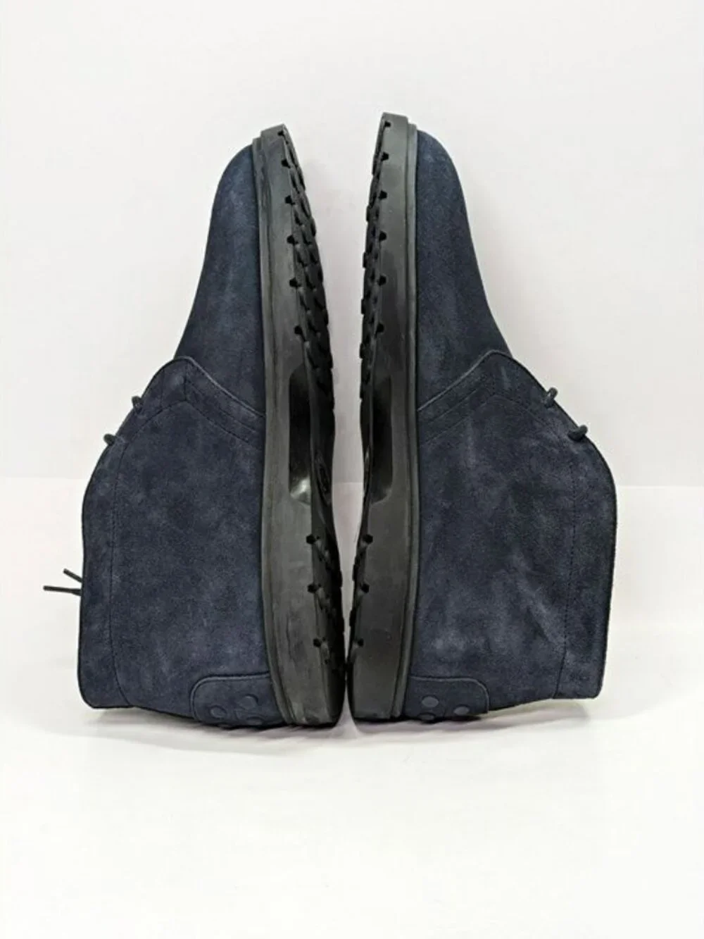 Tod's Men’s Blue Suede Desert Round Toe Ankle Boots Size 8.5 (MSRP $775)